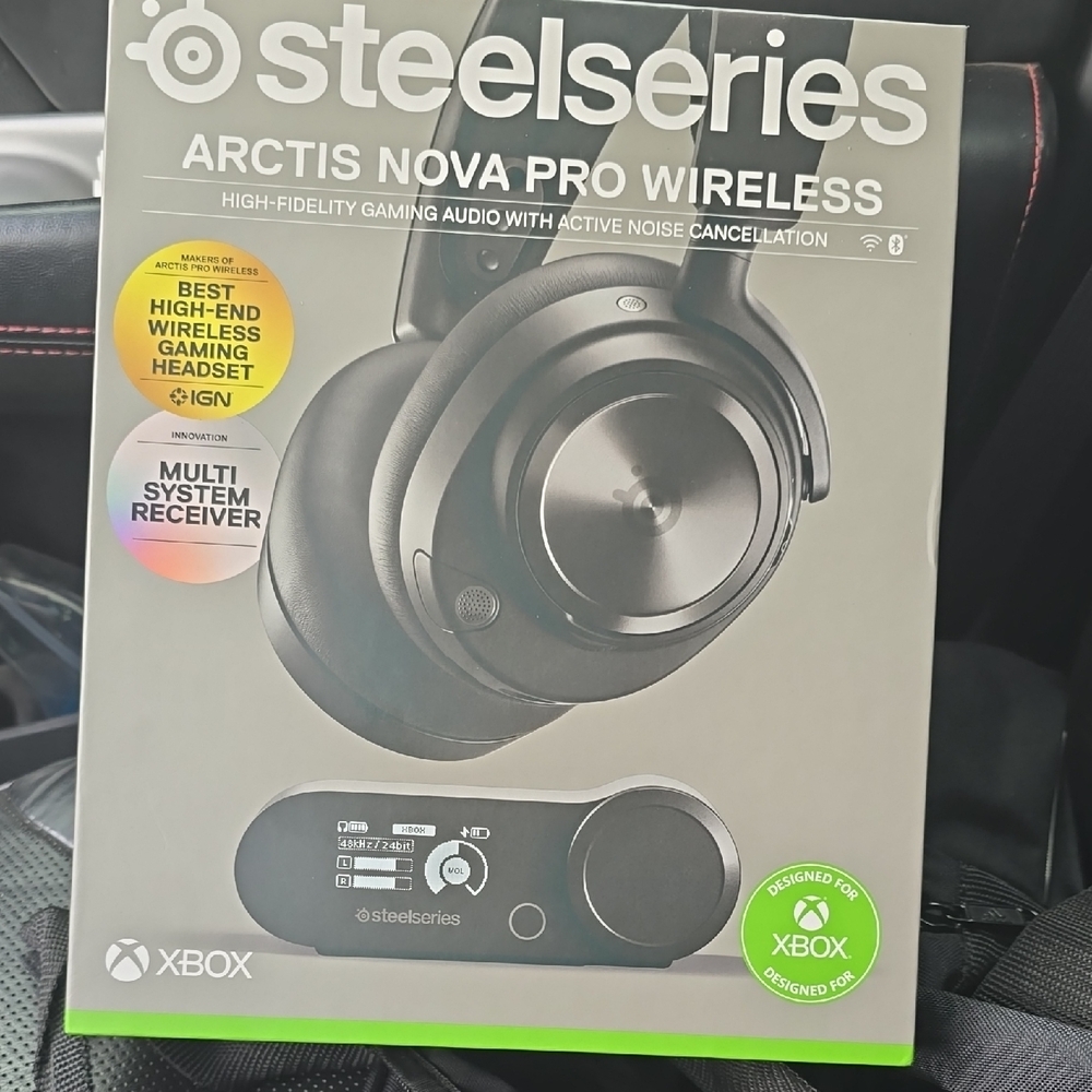 SteelSeries Arctis Nova Pro Wireless Gaming Headset With Wicked Cushions - USED